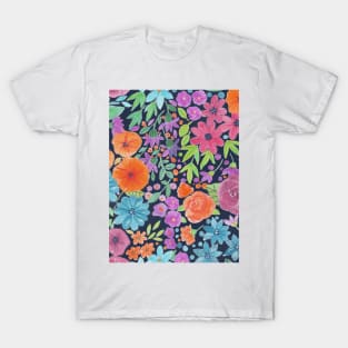 Floral watercolor pattern T-Shirt